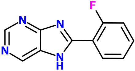 (image for) MC080142 8-(2-Fluorophenyl)-7H-purine